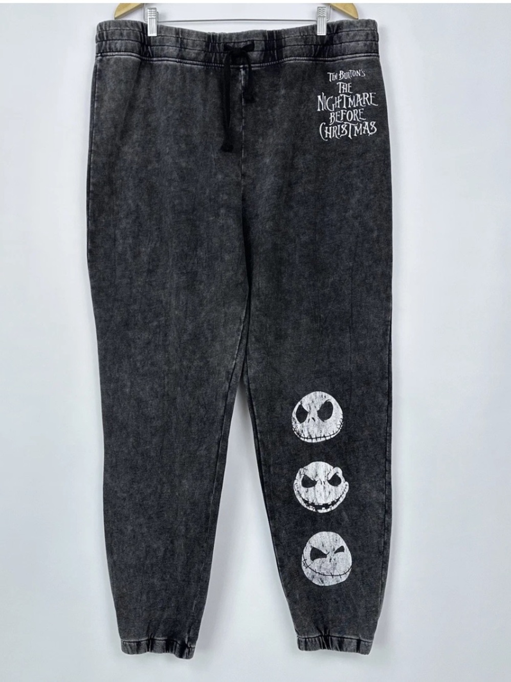 Disney Nightmare Before Christmas Jack Skellington Joggers Men’s XXL